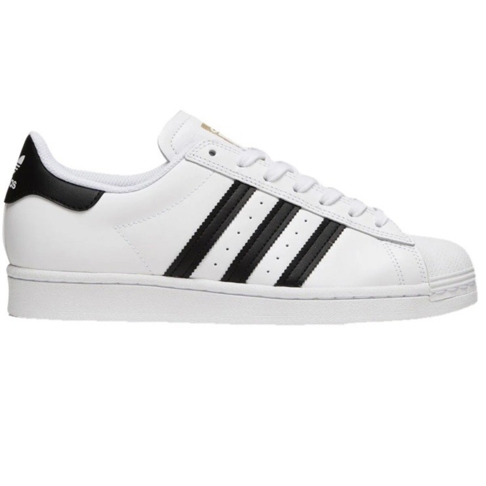 Adidas Originals Superstar Mens White Black Shell Toe Shoes C77124 Size 19